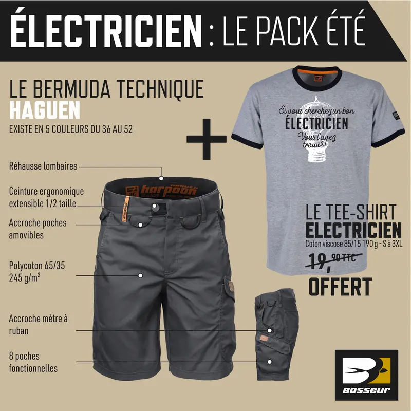 Le pack été électricien Bosseur