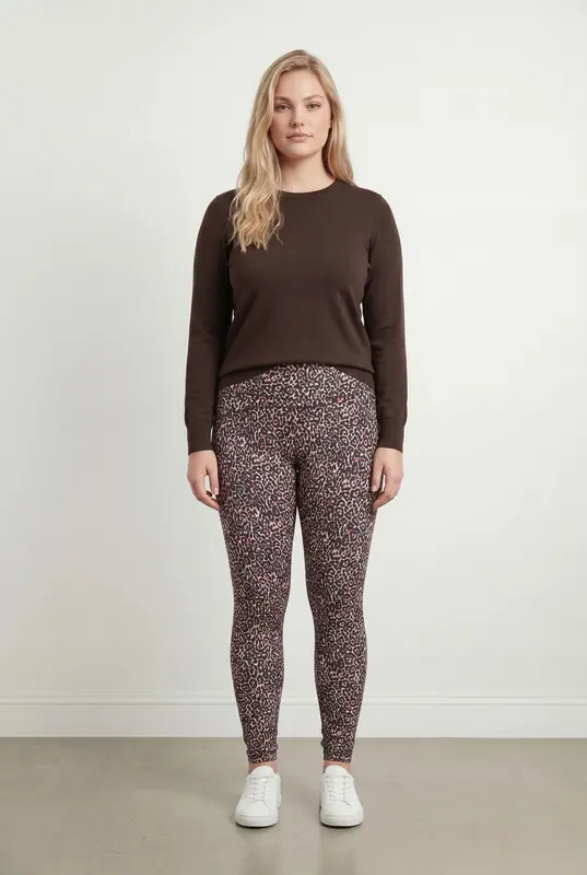 Legging Rose et Noir - Taille XL/42