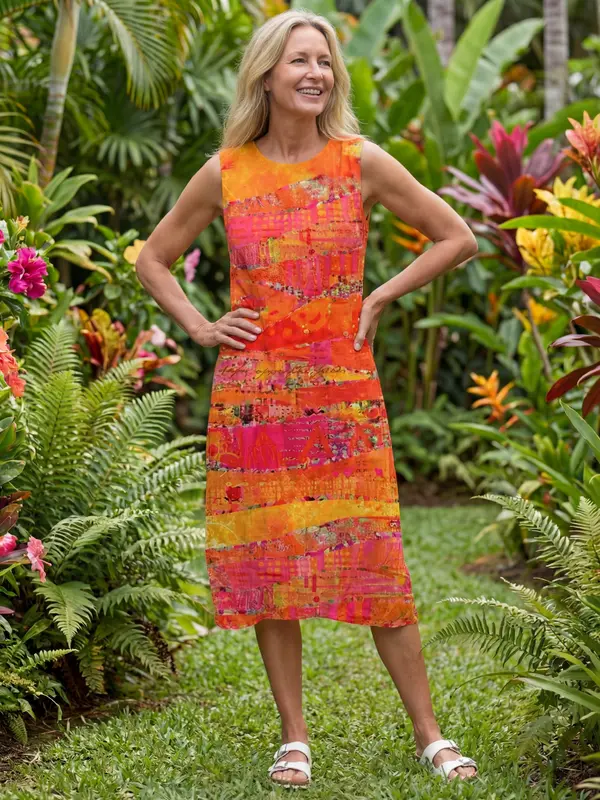 Leilani - Robe Midi Décontractée