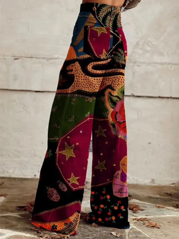 Léna - Pantalon Imprimé Confortable