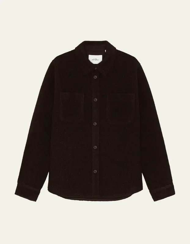 Les Deux BOUCLE OVERSHIRT Delicioso Brown