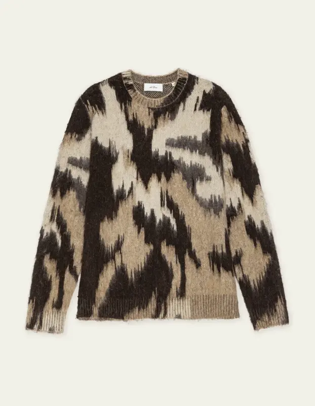 Les Deux FORREST CREWNECK KNIT Shopping Bag Brown