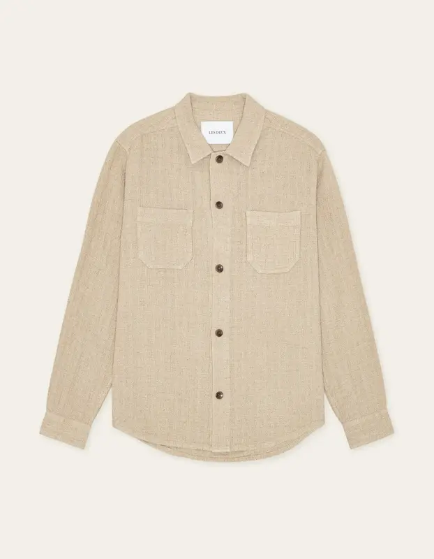 Les Deux HAMILTON OVERSHIRT Light Sand