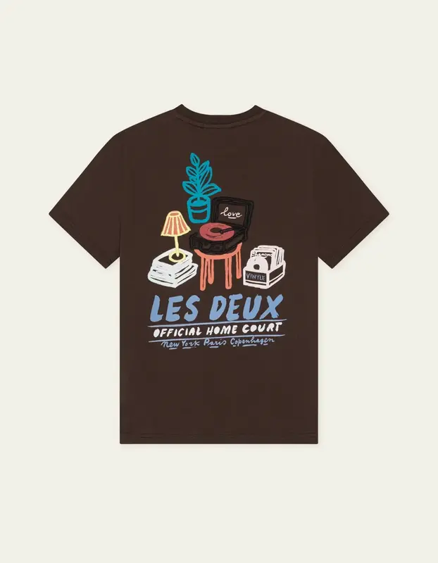 Les Deux RECORD S/S TEE Mole Brown