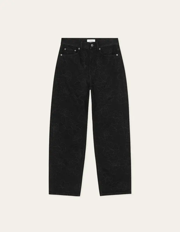 Les Deux ROI AOP DENIM JEANS Black
