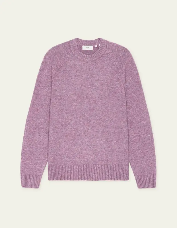 Les Deux SOFT ROUNDNECK KNIT Oyster Rose Melange