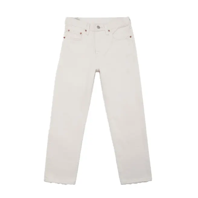 LEVI'S Jean 501 Crop Écru Booper No - Femme