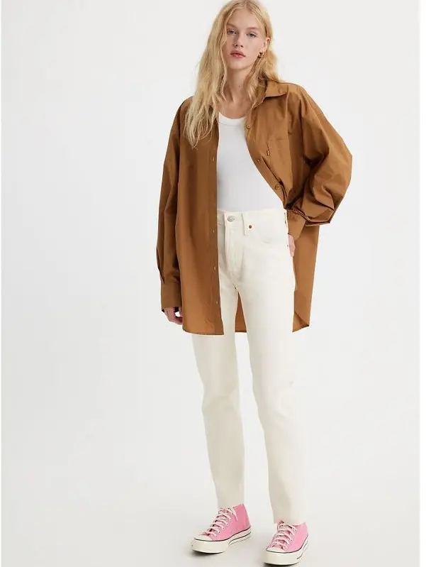 LEVI'S Jean 501 original blanc