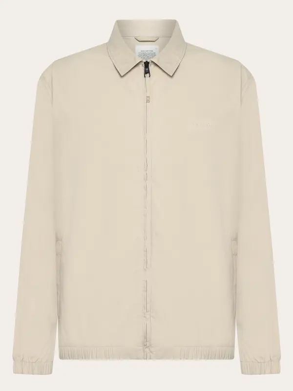 Light poplin jacket - Light feather gray