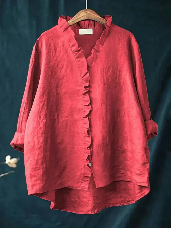 Lily - Blouse Légère Avec Volants