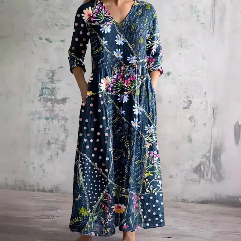 Linda - Robe Florale Élégante