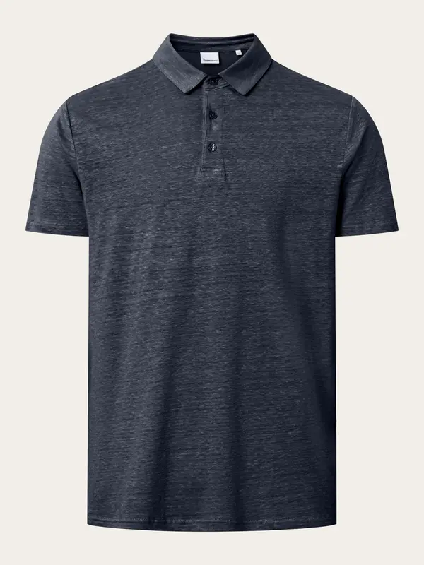 Linen polo - Total Eclipse