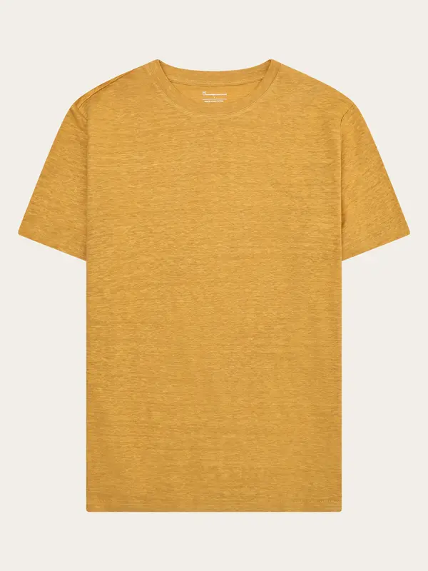 Linen t-shirt - Amber Gold