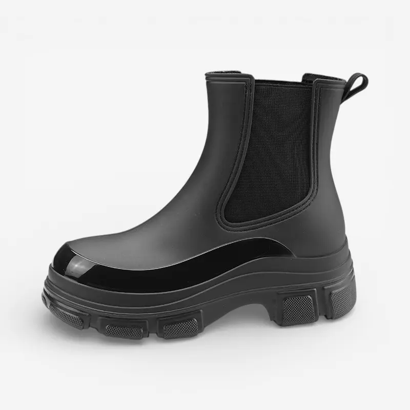 Liora – Bottes design en maille avec semelle épaisse antidérapante et bout rond
