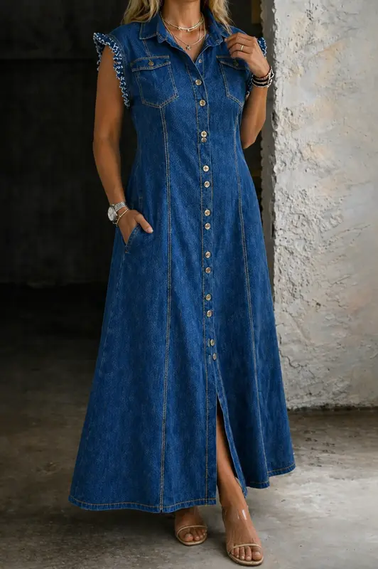 Liora - Robe en Jean Flatteuse