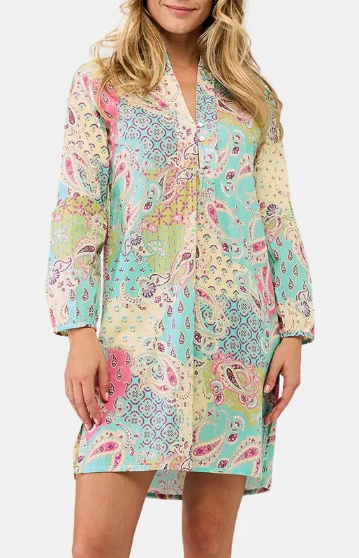 Liquette en voile de coton - Paisley