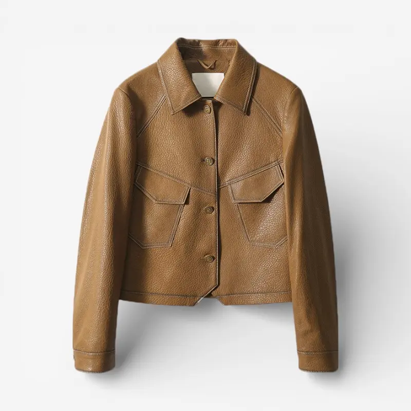 Liriel – Veste boutonnée à manches longues avec poches