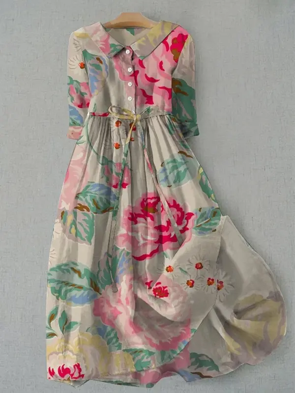 Livia - Robe Fleurie Élégante