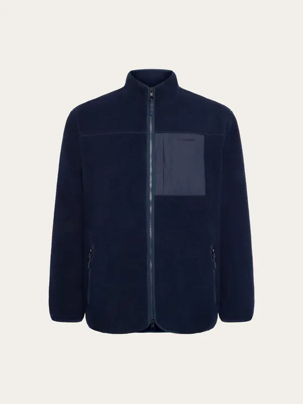 Loose Fit Zip Fleece - Night Sky