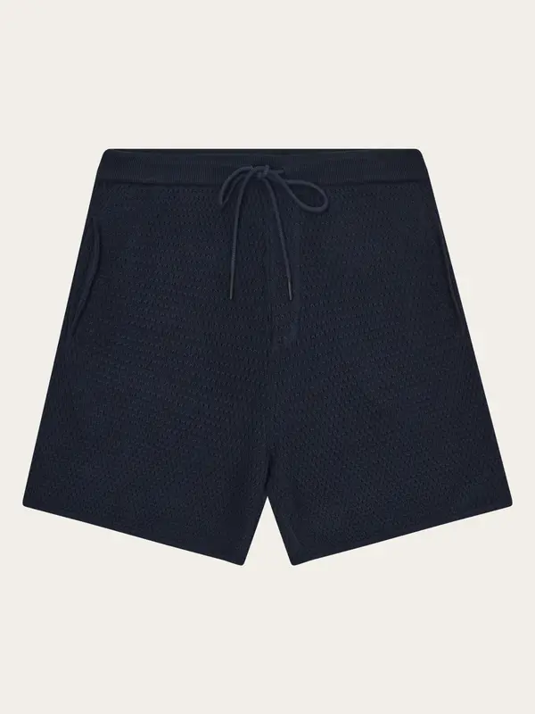 Loose knit shorts - Night Sky