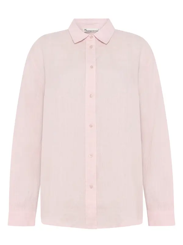 Loose linen shirt - Pale Lilac