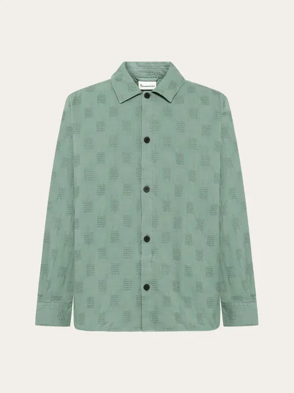 Loose structure overshirt - Lily Pad