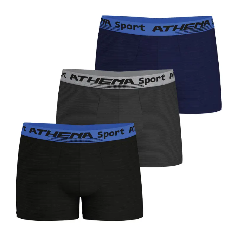 Lot de 3 boxers homme Daily Sport Air Athena