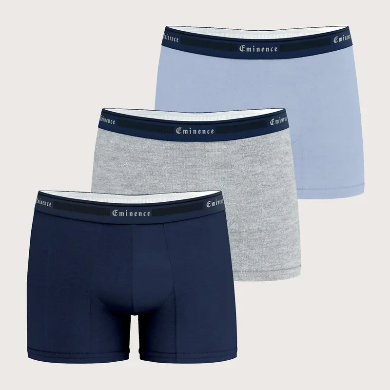 Lot de 3 boxers homme Tailor Bio Eminence