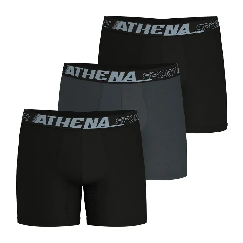 Lot de 3 boxers mi-longs homme Sport Air Fit Athena