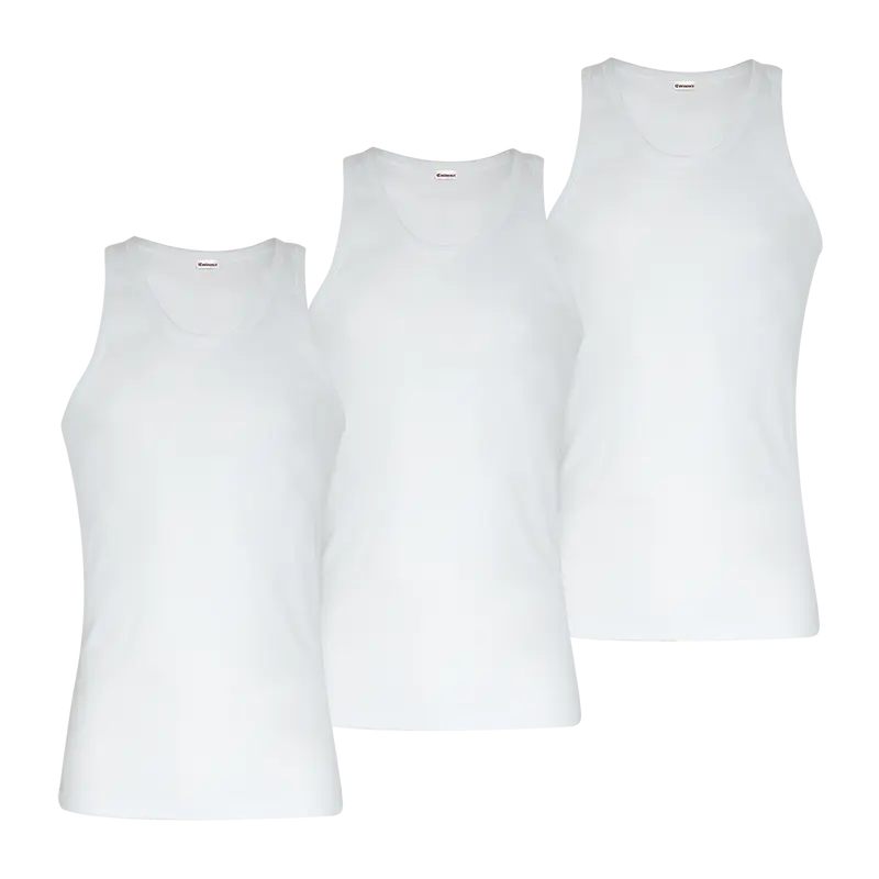 Lot de 3 débardeurs Pur coton Premium Eminence