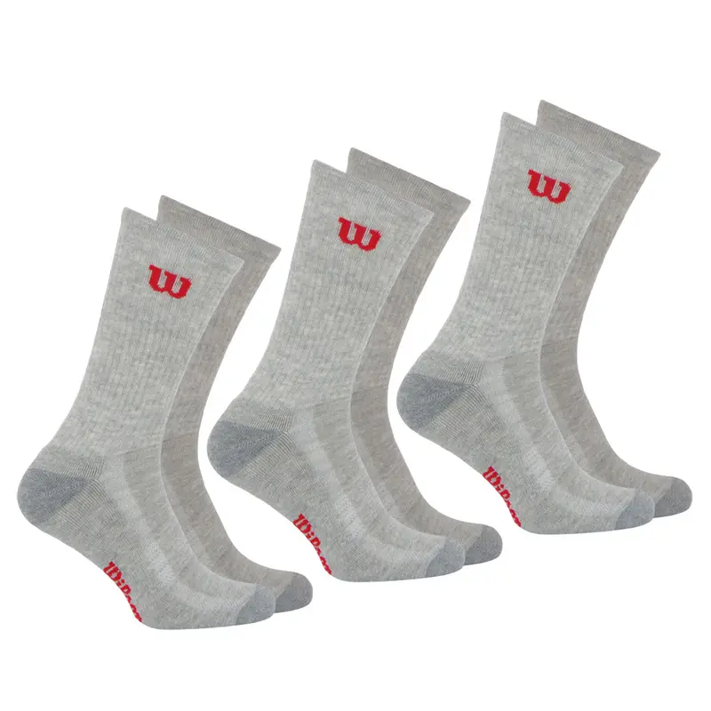 Lot de 3 paires de chaussettes mi-hautes homme Wilson