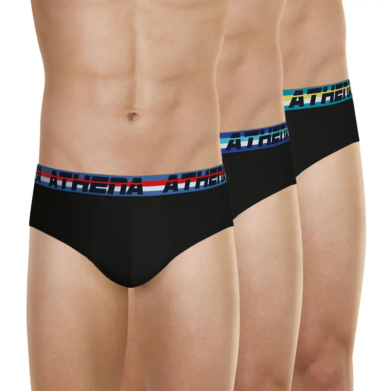 Lot de 3 slips homme 720 Stretch Coton Athena