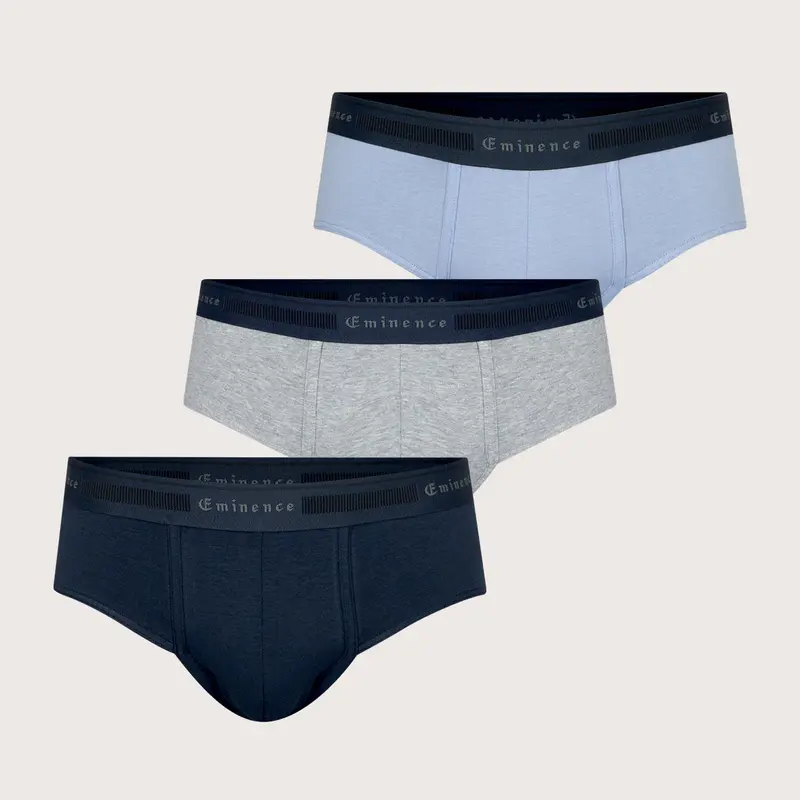 Lot de 3 slips homme Tailor Bio Eminence
