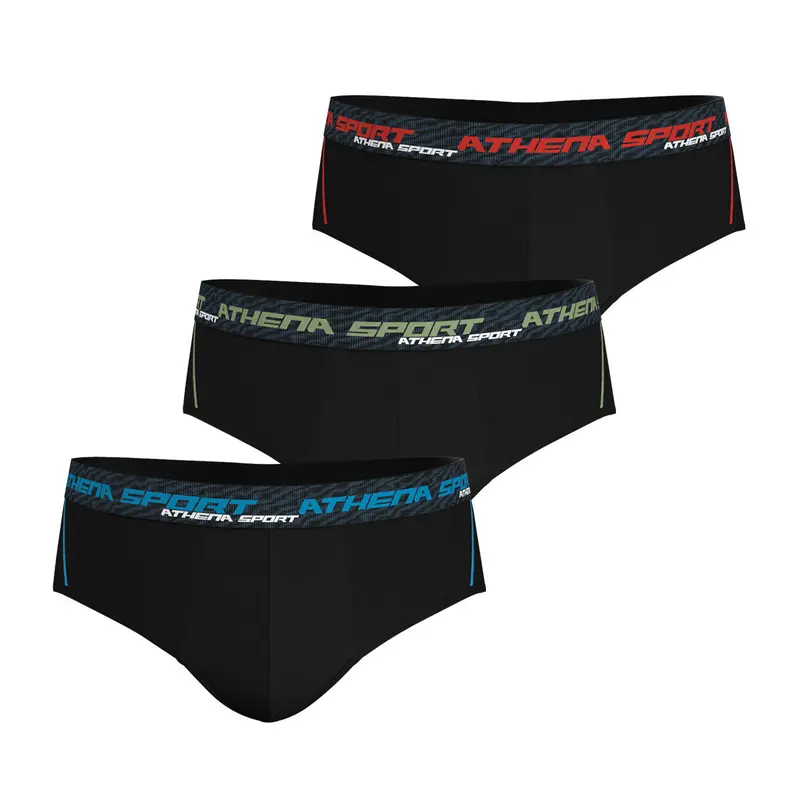 Lot de 3 slips homme Training Dry Athena