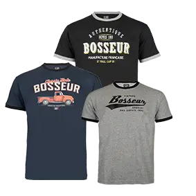 Lot de 3 tee-shirts Bosseur édition 2025