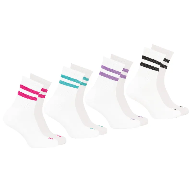 Lot de 4 paires de chaussettes mi-hautes femme Sport Wilson