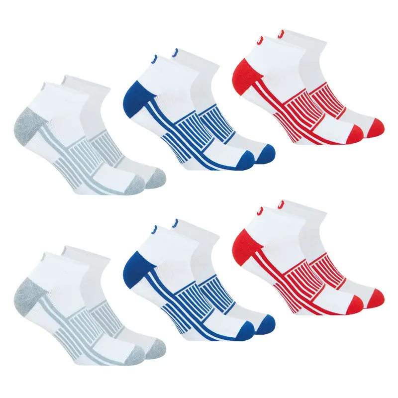 Lot de 6 paires de chaussettes basses homme Sport Wilson