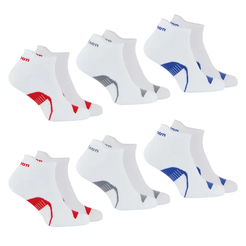 Lot de 6 paires de chaussettes basses homme Wilson