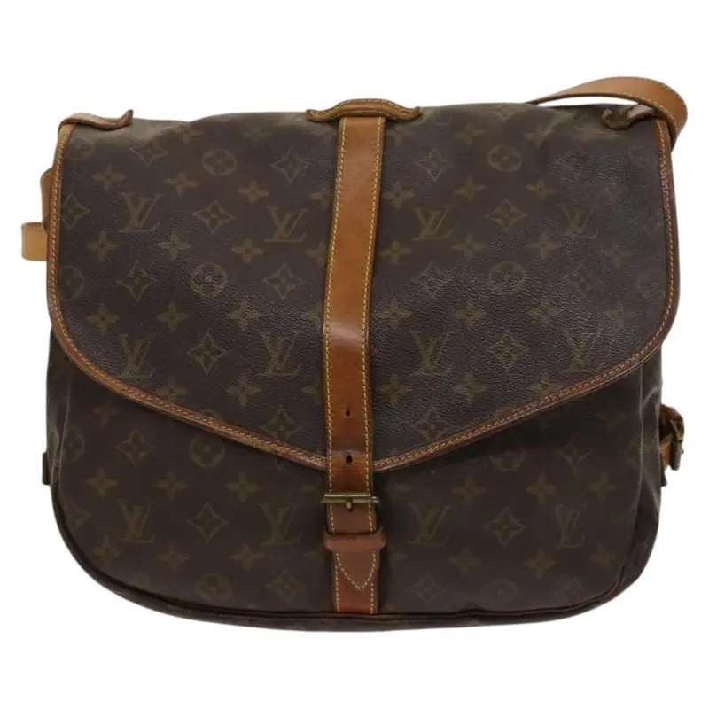 Louis Vuitton Saumur Handbag Monogram Canvas