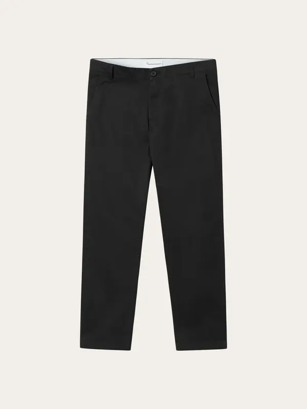 LUCA slim twill chino pants - Black Jet