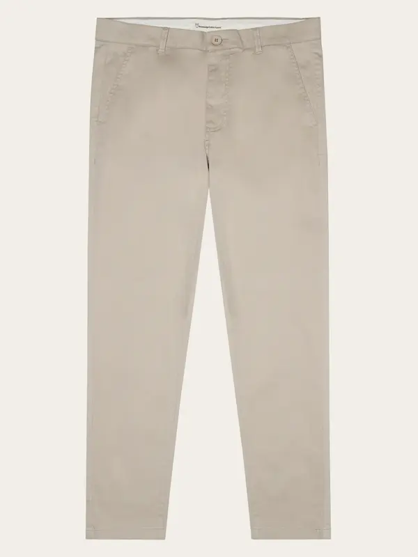 LUCA slim twill chino pants - Light feather gray