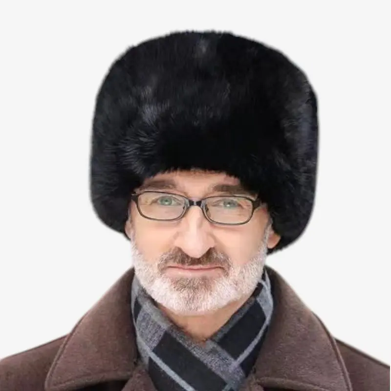 Luke – Chapeau en fourrure avec protection oreilles