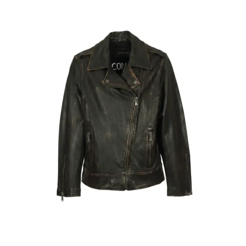 LUNA (REF. 65347) MARRON VIEILLI- BLOUSON EN CUIR