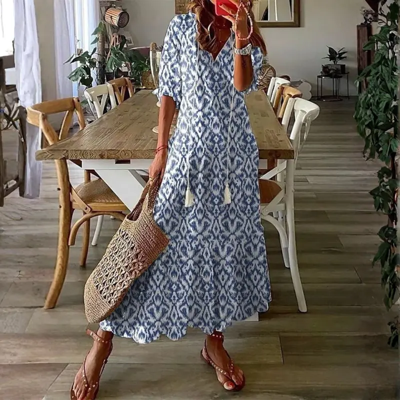 Luna - Robe Midi Boho Aérée
