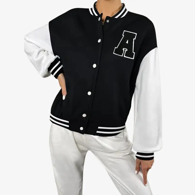 Luna – Veste bomber à coupe ample avec motif imprimé
