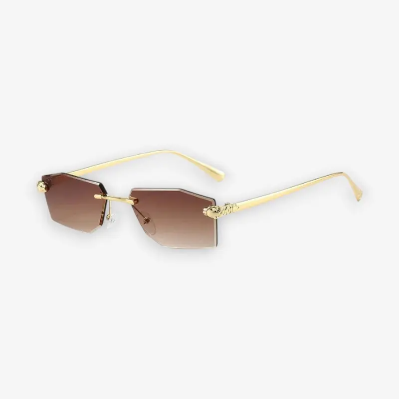 Lunettes de soleil femme géométriques monture unique