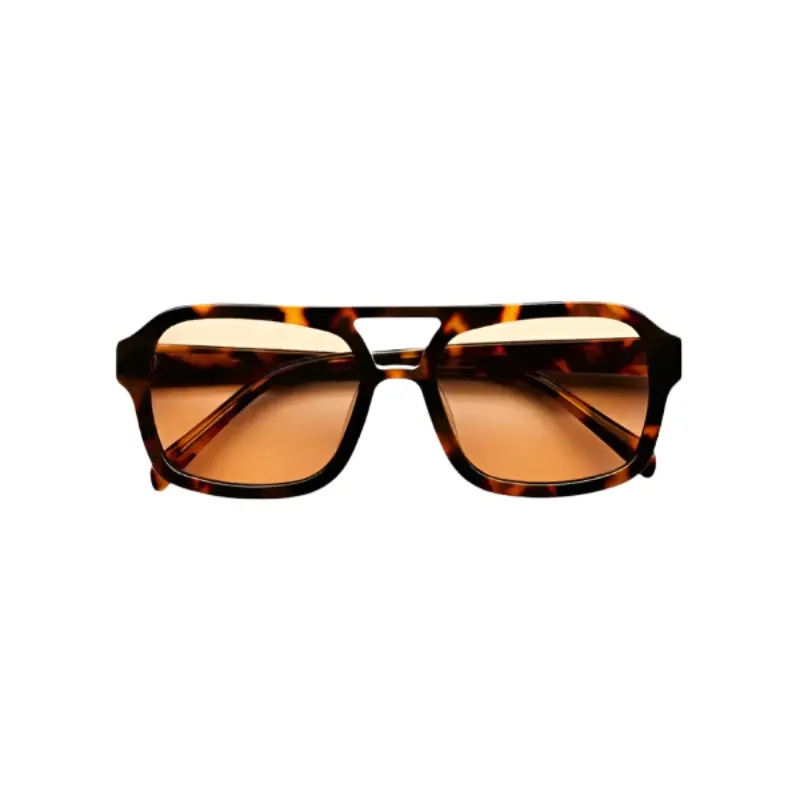 Lunettes de soleil rectangulaires avec verres teintés