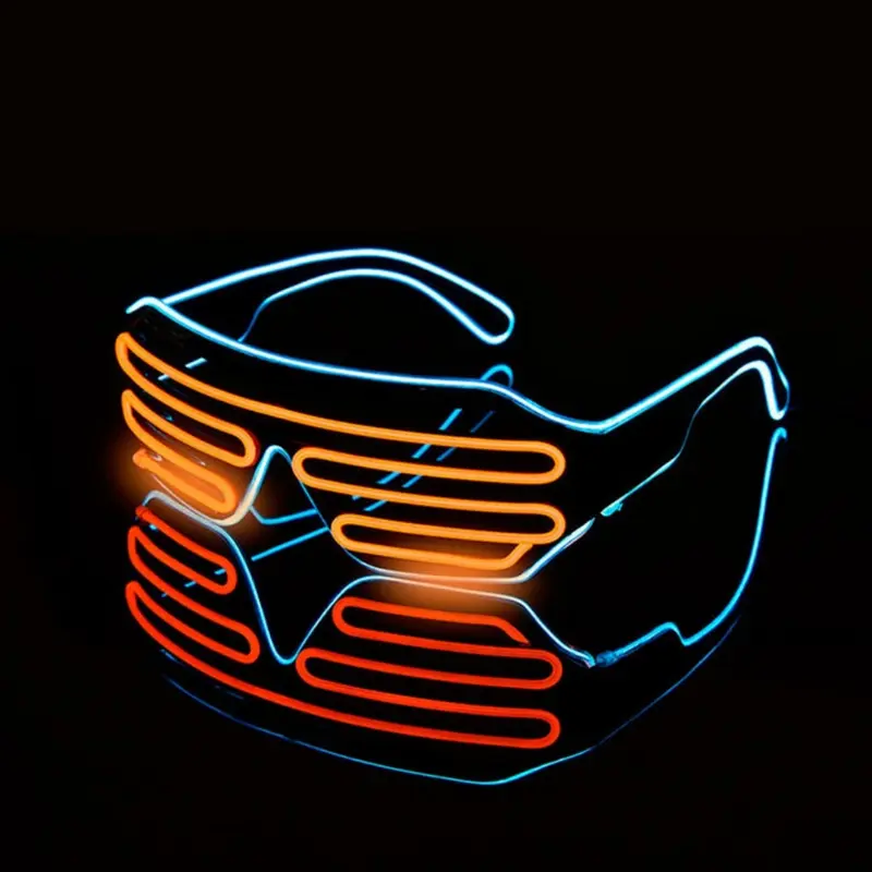 Lunettes LED Rechargeables avec Éclairage Personnalisable