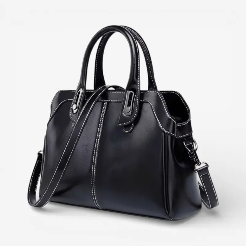 Lyra – Sac à main zippé avec bandoulière ajustable | Design structuré