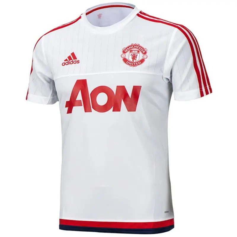 Maillot Adidas Manchester United Blanc Rouge